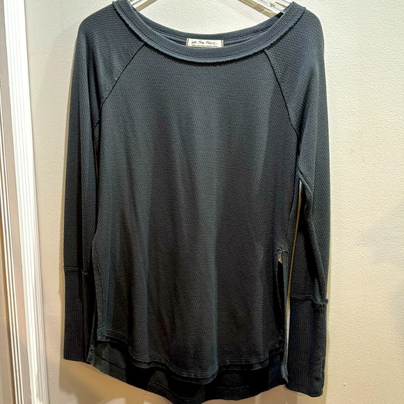 FREE PEOPLE | Snowy Thermal, Blue/Gray size small - Picture 3 of 11